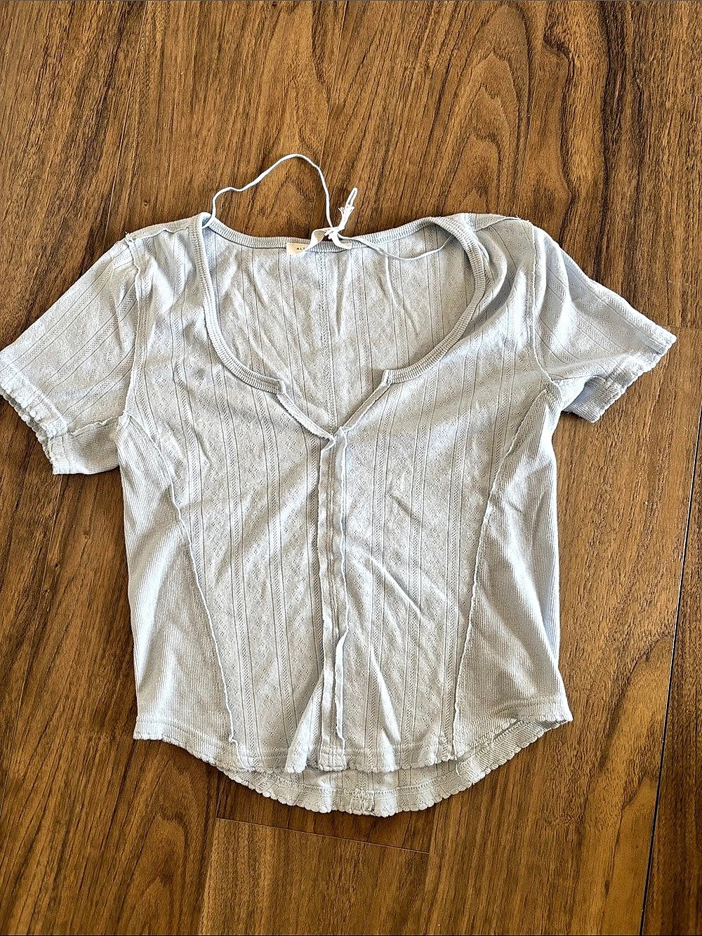 Altar'd State Textured Short Sleeve Top Size Medium